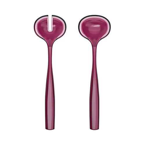Jogo de talheres para salada em bio plástico Guzzini Dolcevita 28cm ametista Jogo de talheres para salada em bio plástico Guzzini Dolcevita 28cm ametista