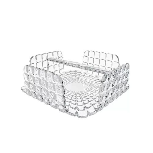 Porta-guardanapo em plástico SMMA quadrado Guzzini Tiffany 20x20x7,3cm