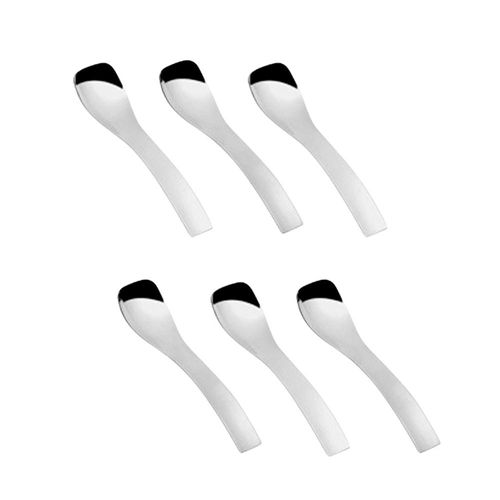 Jogo de colheres para sobremesa em aço inox Guzzini Infusion 6 peças Jogo de colheres para sobremesa em aço inox Guzzini Infusion 6 peças