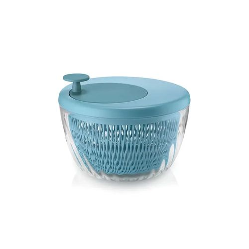 Centrífuga para salada Guzzini Spin&Store 4 litros azul fosco