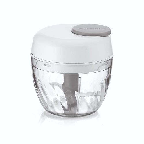 Picado de vegetais manual em acrílico Guzzini Chop&Store 360ml branco Picado de vegetais manual em acrílico Guzzini Chop&Store 360ml branco