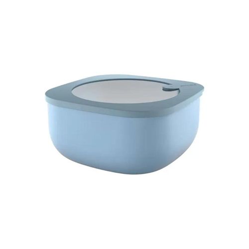 Pote hermético com tampa em plástico Guzzini Store&More 1,9 litro azul fosco