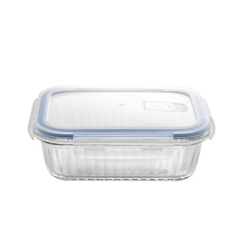 Pote hermético em vidro borossilicato Wolff Lines 640ml Pote hermético em vidro borossilicato Wolff Lines 640ml