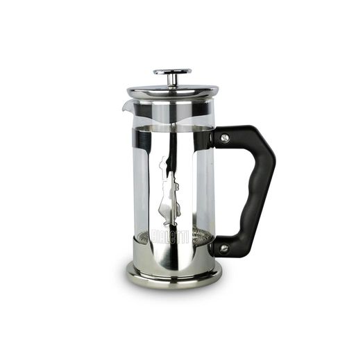 Cafeteira french em aço inox e vidro Bialetti Preziosa 350ml Cafeteira french em aço inox e vidro Bialetti Preziosa 350ml