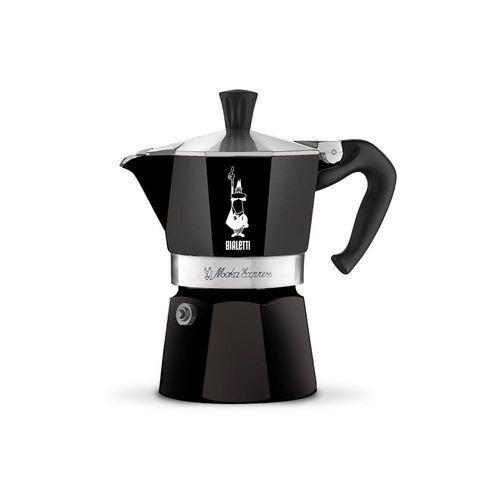 Cafeteira moka express em alumínio Bialetti 6 xícaras 300ml preta Cafeteira moka express em alumínio Bialetti 6 xícaras 300ml preta