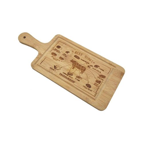 Tábua para corte em bamboo Fackelmann Pub Deluxe 38x18cm Tábua para corte em bamboo Fackelmann Pub Deluxe 38x18cm