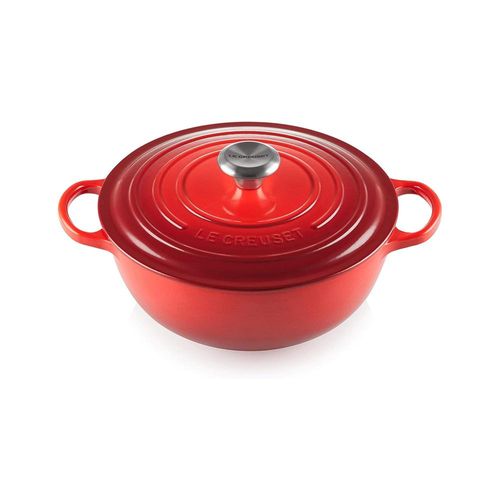 Marmita em ferro Le Creuset Signature 26cm vermelha Marmita em ferro Le Creuset Signature 26cm vermelha