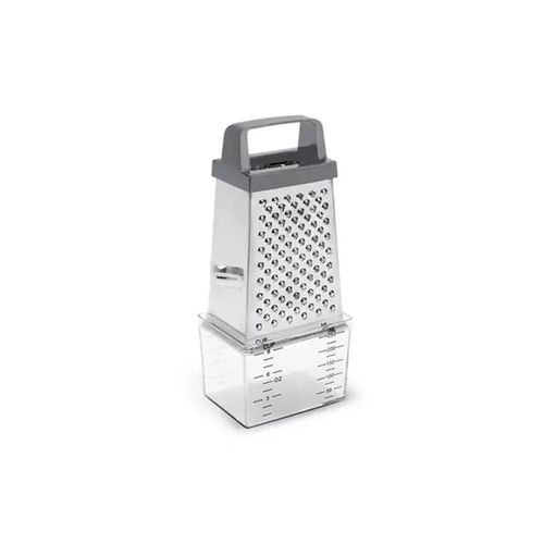 Ralador 4 faces em inox com coletor Brinox Top Pratic 20,5cm Ralador 4 faces em inox com coletor Brinox Top Pratic 20,5cm