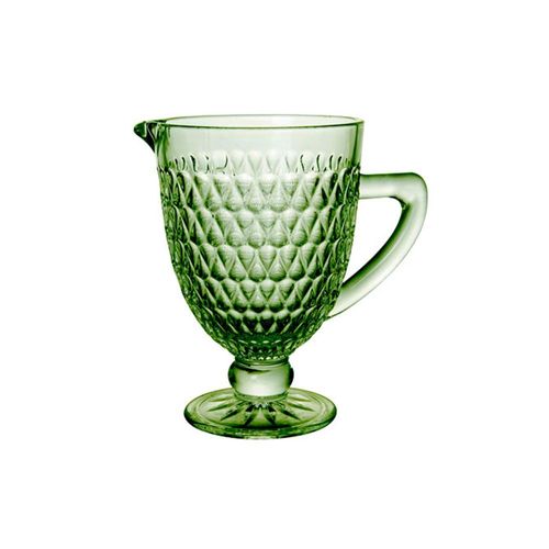 Jarra em vidro com pé L'Hermitage Amelie 1 Litro verde Jarra em vidro com pé L'Hermitage Amelie 1 Litro verde