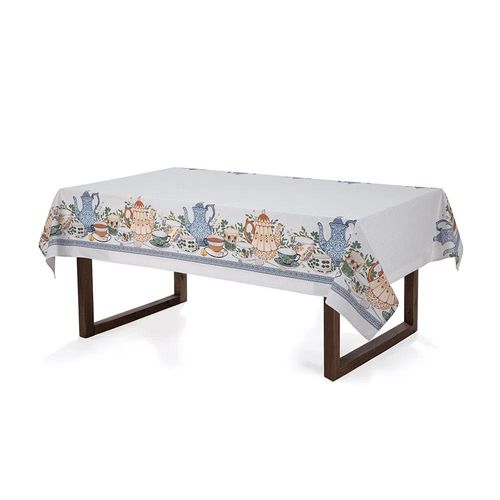 Toalha de mesa Karsten Cha da tarde 1,40mx2,50m Toalha de mesa Karsten Cha da tarde 1,40mx2,50m