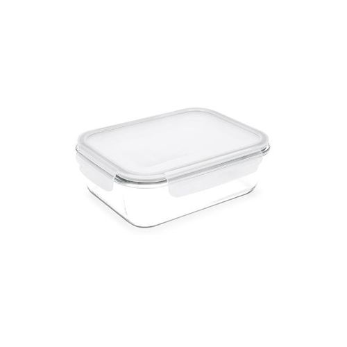 Pote hermético em vidro retangular Brinox Lock&Stock 180ml
