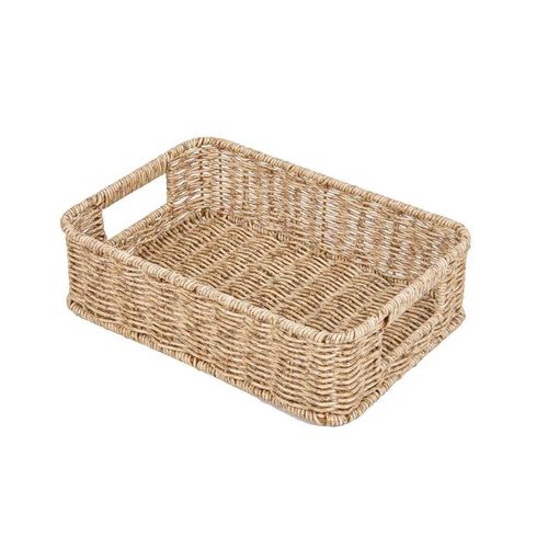 Cesta organizadora Hudson Rattan 30,5x21x8,5cm 5 litros Cesta organizadora Hudson Rattan 30,5x21x8,5cm 5 litros