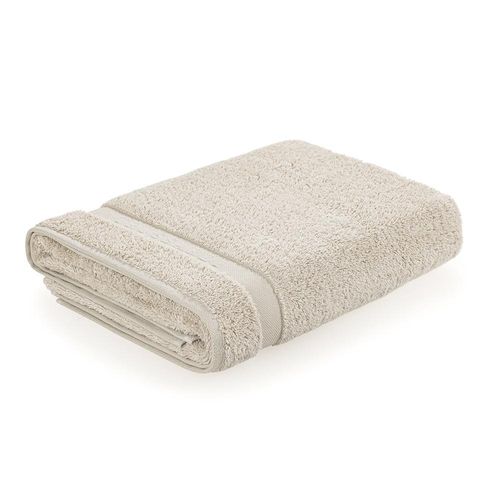 Toalha de banho Trussardi Fernese 86cmx1,50m em algodão Nocciola