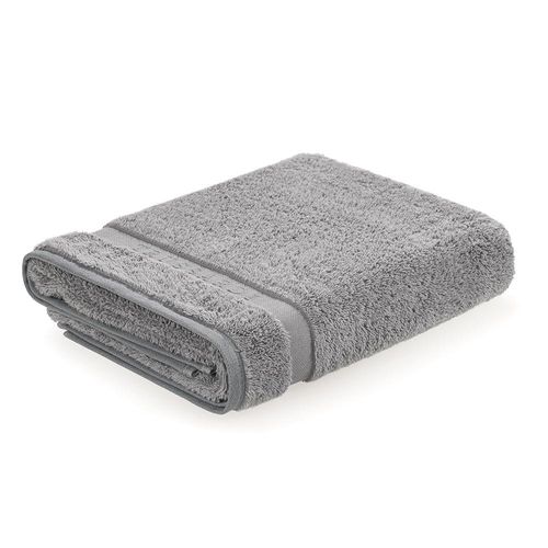 Toalha de rosto Trussardi Fernese 48cmx80cm em algodão Ardósia