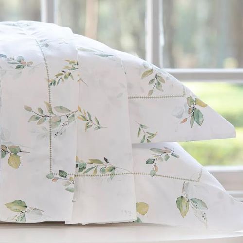 Duvet com fronhas Scavone Leaves Queen 300 fios 100% Algodão Estampado