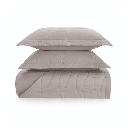 Colcha Trussardi Novara 300 fios em algodão Egípcio 3,10mx2,80m King Marmo Colcha Trussardi Novara 300 fios em algodão Egípcio 3,10mx2,80m King Marmo