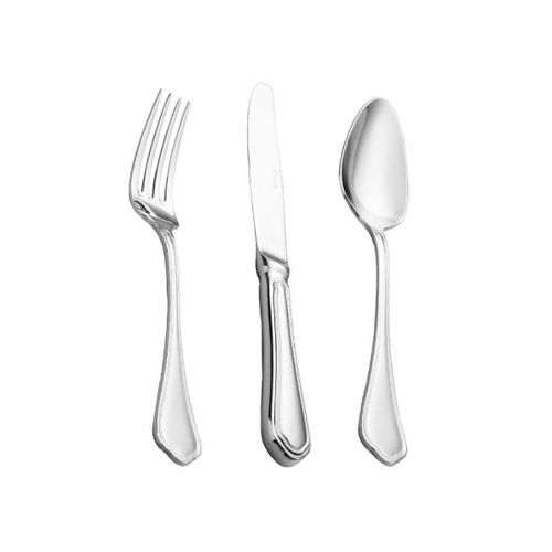 Faqueiro em aço inox sem estojo Wolff Zurich 130 peças 70021