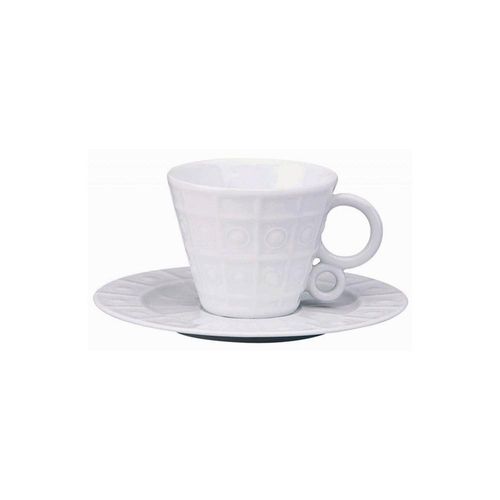 Xícara café com pires em porcelana Limoges Osmose 100ml Xícara café com pires em porcelana Limoges Osmose 100ml