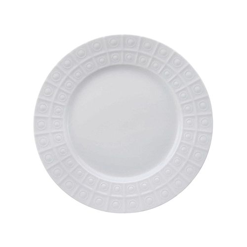 Prato raso em porcelana Limoges Osmose Blanc 26,5cm