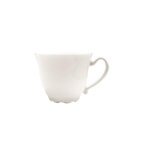 Xícara café com pires em porcelana Limoges Colbert 12,5x7cm