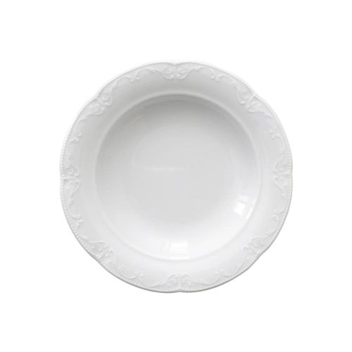 Prato fundo em porcelana Mesatua Sense 22cm branco Prato fundo em porcelana Mesatua Sense 22cm branco