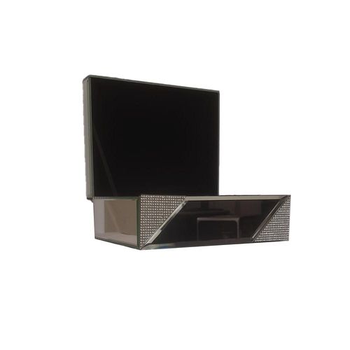 Caixa para joias de vidro Elby Emy 25x15cm espelhada