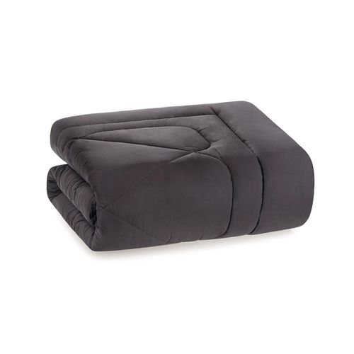 Edredom Trussardi Grasso cetim 300 Fios queen 250x270cm chumbo