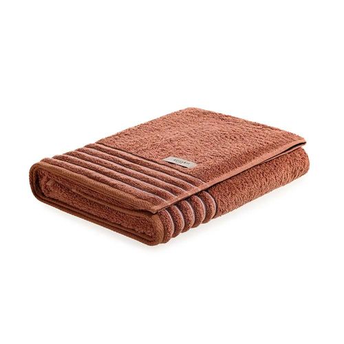 Toalha banhão Trussardi Pallardio em algodão 86x150cm solare e branco