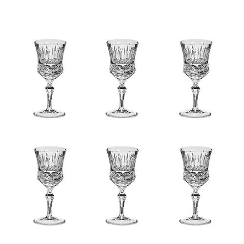 Jogo de taças de licor em cristal Strauss Londres 80ml 6 peças Jogo de taças de licor em cristal Strauss Londres 80ml 6 peças