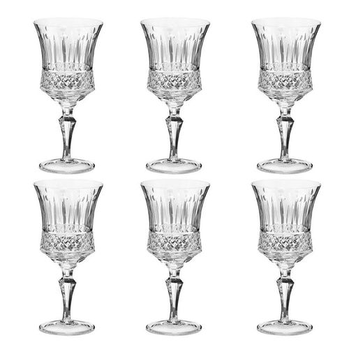 Jogo de taças de água em cristal Strauss Londres 119.601 365ml 6 peças Jogo de taças de água em cristal Strauss Londres 119.601 365ml 6 peças