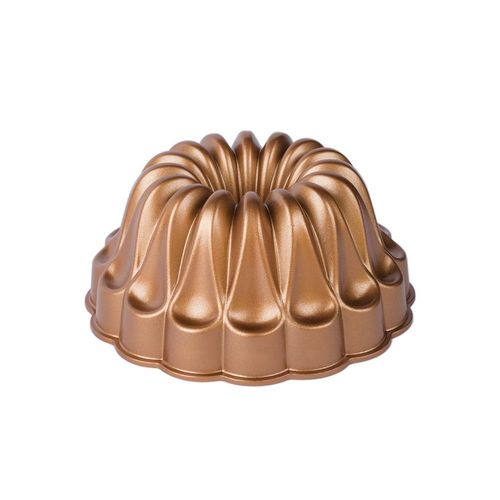 Forma para bolo em alumínio Marissa Lounina Fountain 23,5x23,5x10,5cm bronze Forma para bolo em alumínio Marissa Lounina Fountain 23,5x23,5x10,5cm bronze