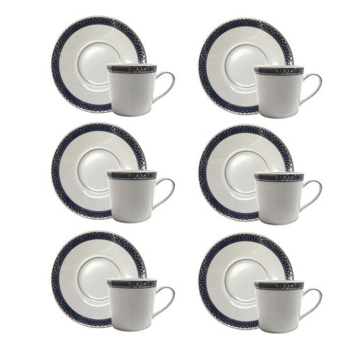 Jogo de xícaras de café Christofle Talisman 6 peças Jogo de xícaras de café Christofle Talisman 6 peças