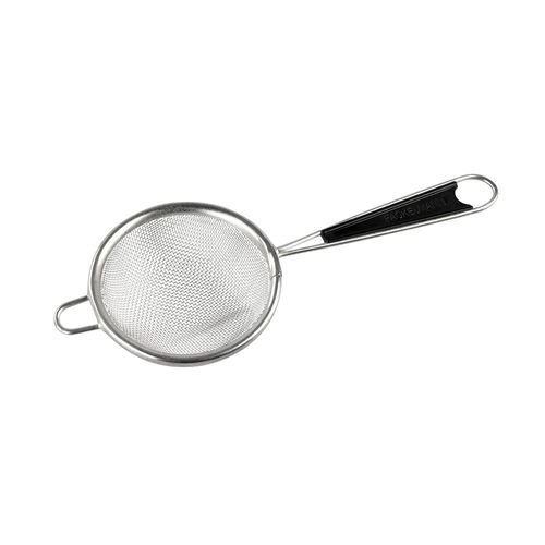 Peneira Fackelmann Everyday em inox 7x18,4cm prata e preta
