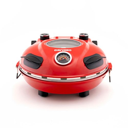 Forno elétrico para pizza em até 4 minutos Davvero Labravia 220v vermelho Forno elétrico para pizza em até 4 minutos Davvero Labravia 220v vermelho