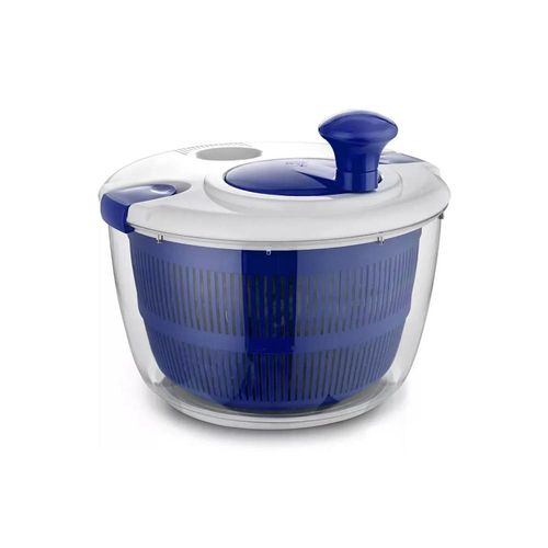 Secadora de salada com manivela Fackelmann Elemental em plástico 5 litros azul