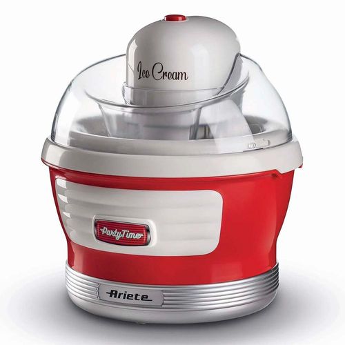 Máquina sorveteira Ariete 643 Retrô Party Time vermelha 15 litros 12w 220 volts Máquina sorveteira Ariete 643 Retrô Party Time vermelha 15 litros 12w 220 volts