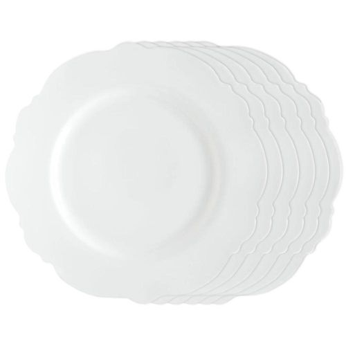 Jogo de pratos raso de porcelana Wolff Maldivas 6 peças 28cm