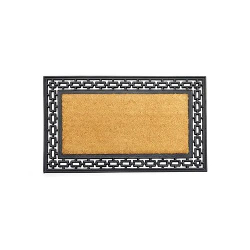 Capacho em fibra de coco e borracha Hudson Max Basic 75x45cm Capacho em fibra de coco e borracha Hudson Max Basic 75x45cm