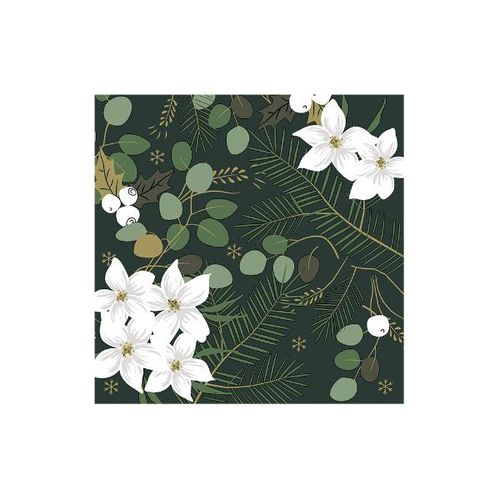 Jogo de guardanapos em papel Paper Design Xmas Winter Garden 33x33cm 20 peças Jogo de guardanapos em papel Paper Design Xmas Winter Garden 33x33cm 20 peças