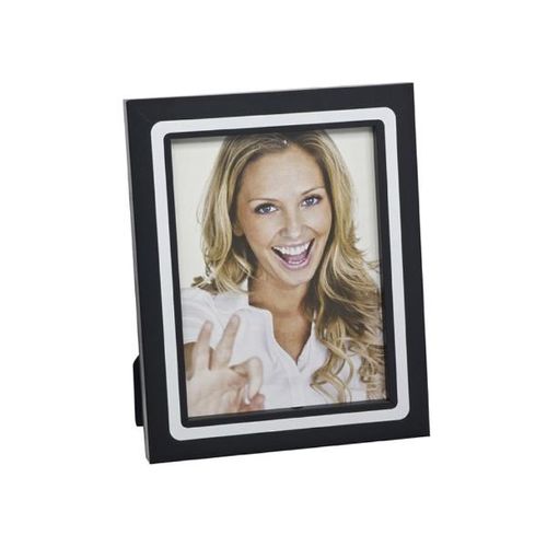 Porta-retratos em mdf Dayhome 15x20cm preto com branco Porta-retratos em mdf Dayhome 15x20cm preto com branco