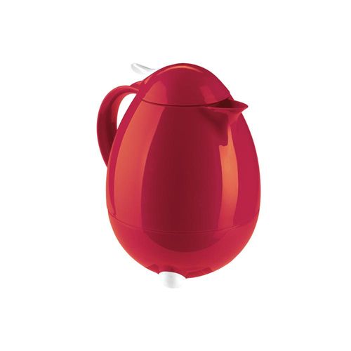 Garrafa térmica em plástico Leifheit Columbus 1 litro vermelho