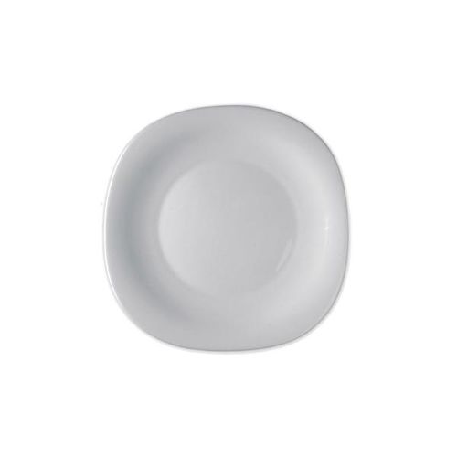 Prato de sobremesa em vidro Bormioli Rocco Parma 20x20cm branco