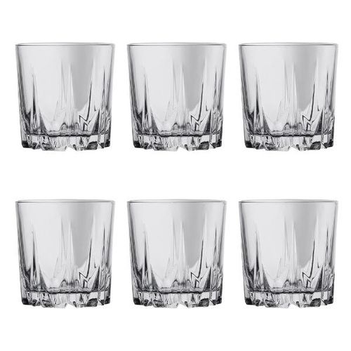 Jogo de copos em vidro Pasabahçe Karat 325ml 6 peças Jogo de copos em vidro Pasabahçe Karat 325ml 6 peças
