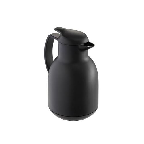 Garrafa térmica em plástico Leifheit Bolero 1 litro preto Garrafa térmica em plástico Leifheit Bolero 1 litro preto