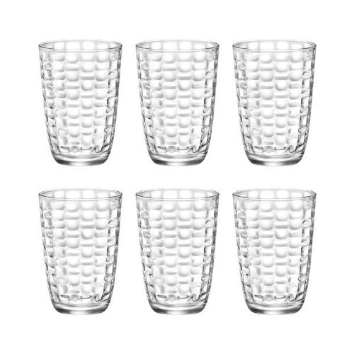 Jogo de copos alto em vidro Bormioli Rocco Mat 396ml 6 peças Jogo de copos alto em vidro Bormioli Rocco Mat 396ml 6 peças