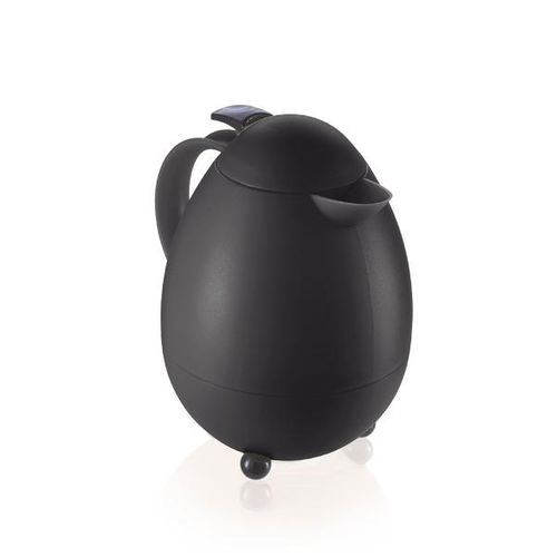 Garrafa térmica em plástico Leifheit Columbus 1 litro preta fosca Garrafa térmica em plástico Leifheit Columbus 1 litro preta fosca