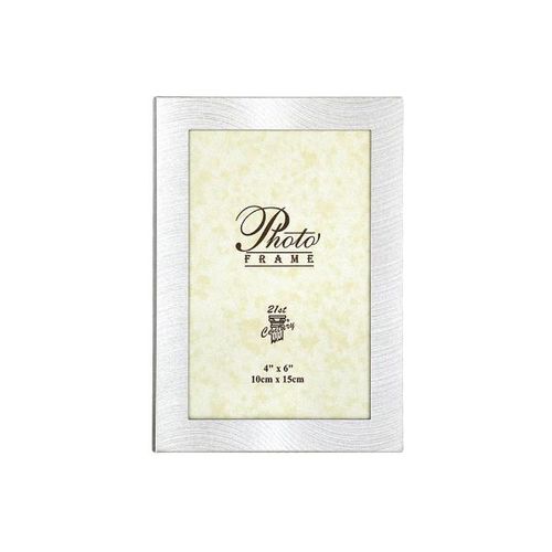 Porta-retratos em alumínio Adely Decor Lumini 15x20cm prata Porta-retratos em alumínio Adely Decor Lumini 15x20cm prata