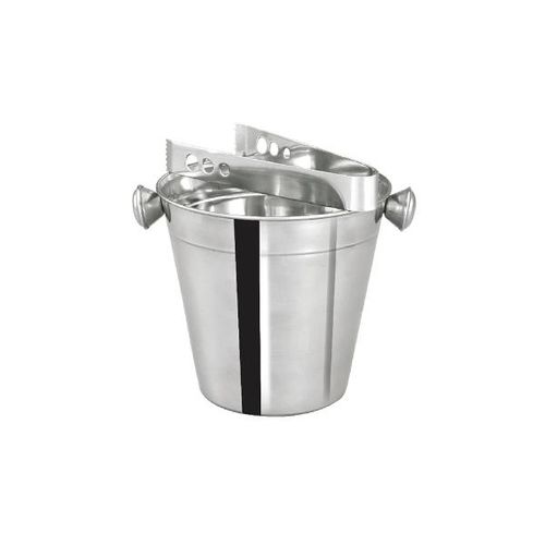 Balde de gelo em aço inox Ecolumi 1,3 litros Balde de gelo em aço inox Ecolumi 1,3 litros