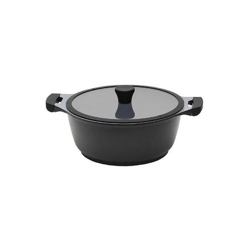 Caçarola com revestimento cerâmico Ecolumi Premium 28cm preta Caçarola com revestimento cerâmico Ecolumi Premium 28cm preta