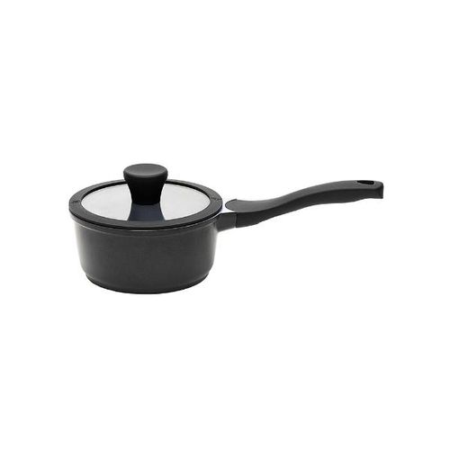 Panela com revestimento cerâmico Ecolumi 16cm preta